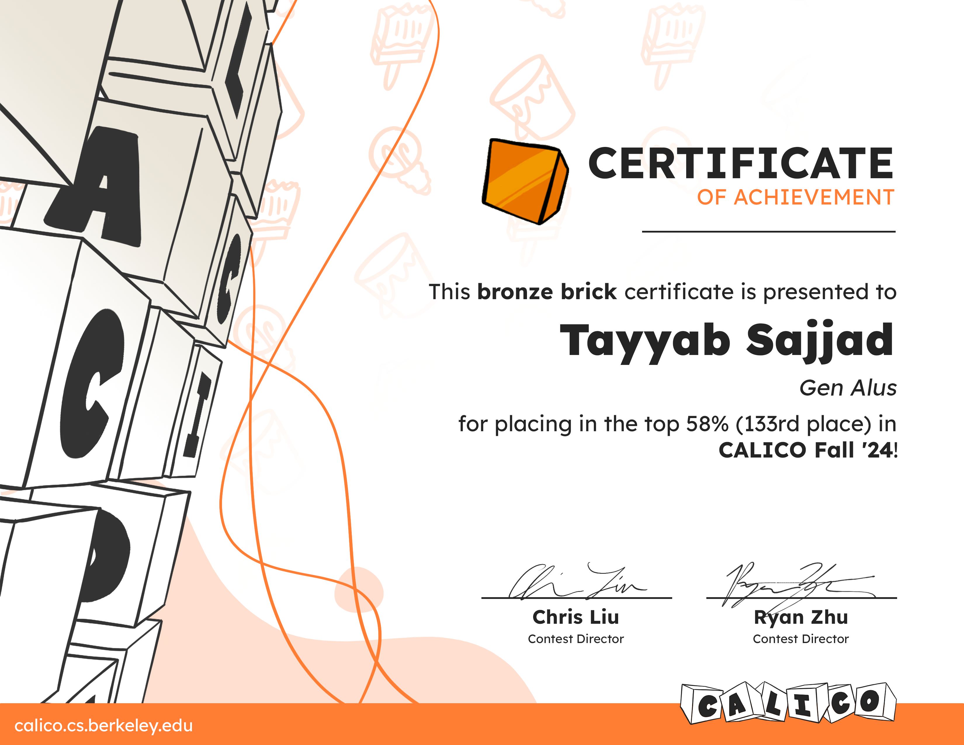 CALICO Coding Competition